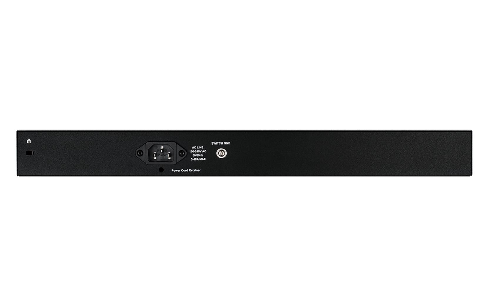 D-Link DGS-1210-28MP/E – Managed Switch – 24×GbE, 4×SFP, L2, PoE 370 W, 1U