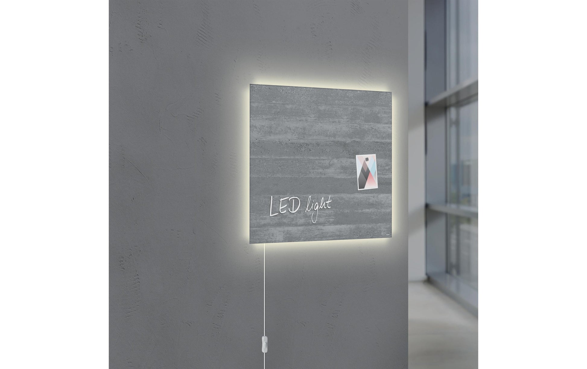 Sigel Whiteboard – 48 × 48 cm, Glas, magnetisch