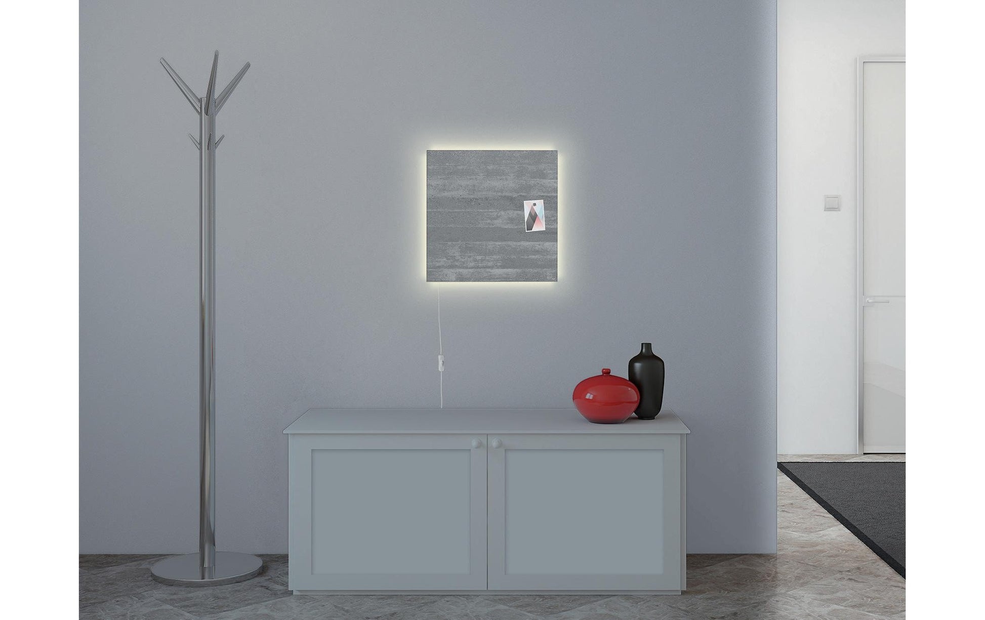 Sigel Whiteboard – 48 × 48 cm, Glas, magnetisch