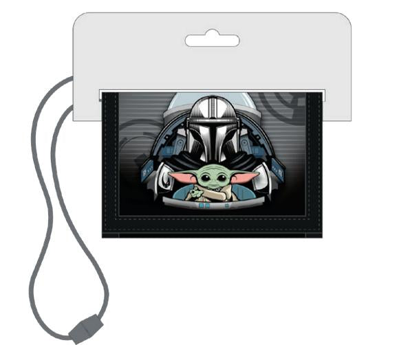 Undercover Brieftasche – mit Münzfach, Klettverschluss – 13 × 9 × 2 cm – Mehrfarbig, Polyester – Star Wars