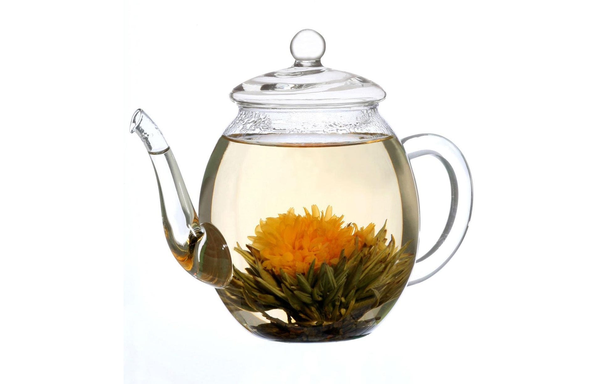 Creano Teekanne – 500 ml, 11,0 × 14,0 × 15,5 cm, Borosilikatglas, mit Glasdeckel, hitzebeständig