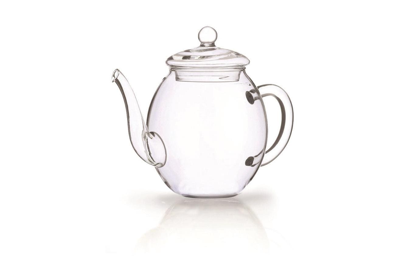 Creano Teekanne – 500 ml, 11,0 × 14,0 × 15,5 cm, Borosilikatglas, mit Glasdeckel, hitzebeständig