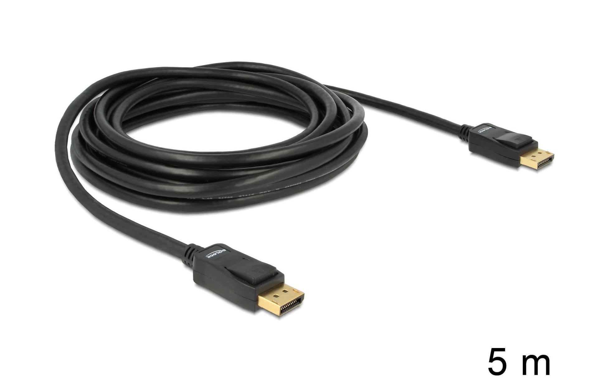 DeLOCK DisplayPort Kabel DP 1.2 4K 60 Hz – 5 m
