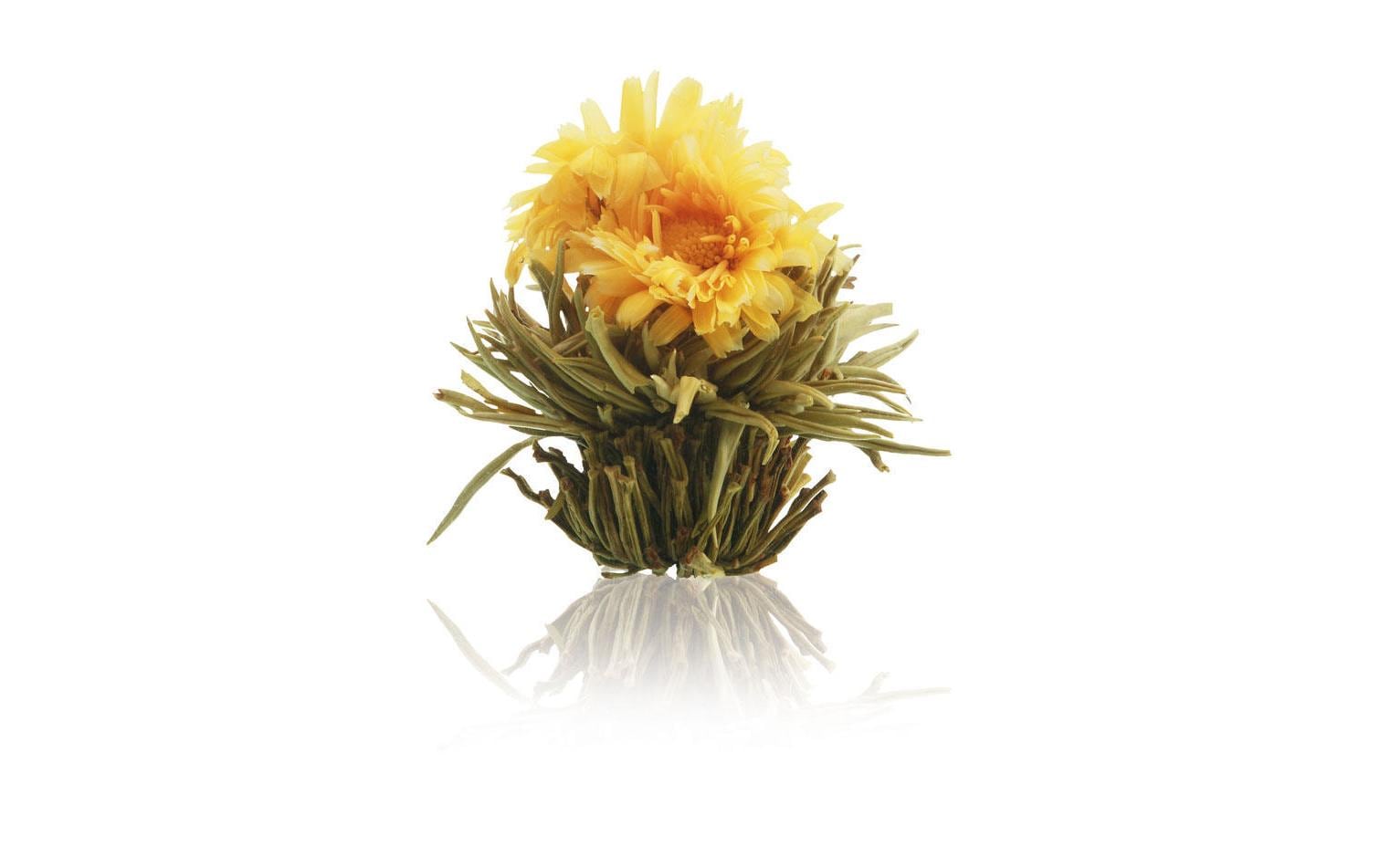 Creano Erblühtee Weisstee – 6 Teeblumen – Geschenkset