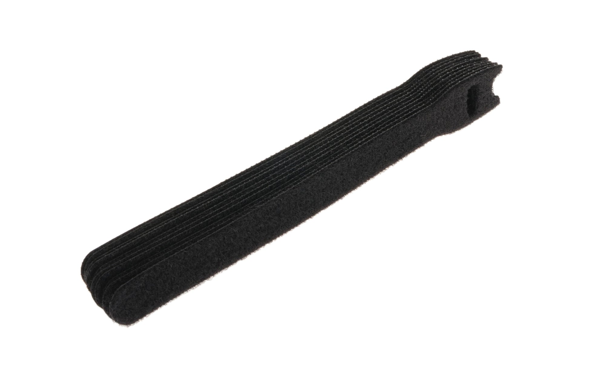 FASTECH Klettkabelbinder, 150×13 mm, 10er-Pack – Schwarz