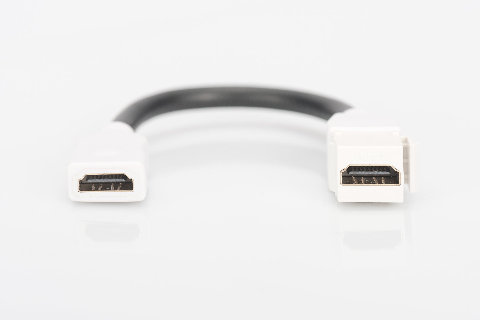 Digitus Keystone-Modul HDMI zu HDMI (Buchse zu Buchse) – 12 cm, Weiss