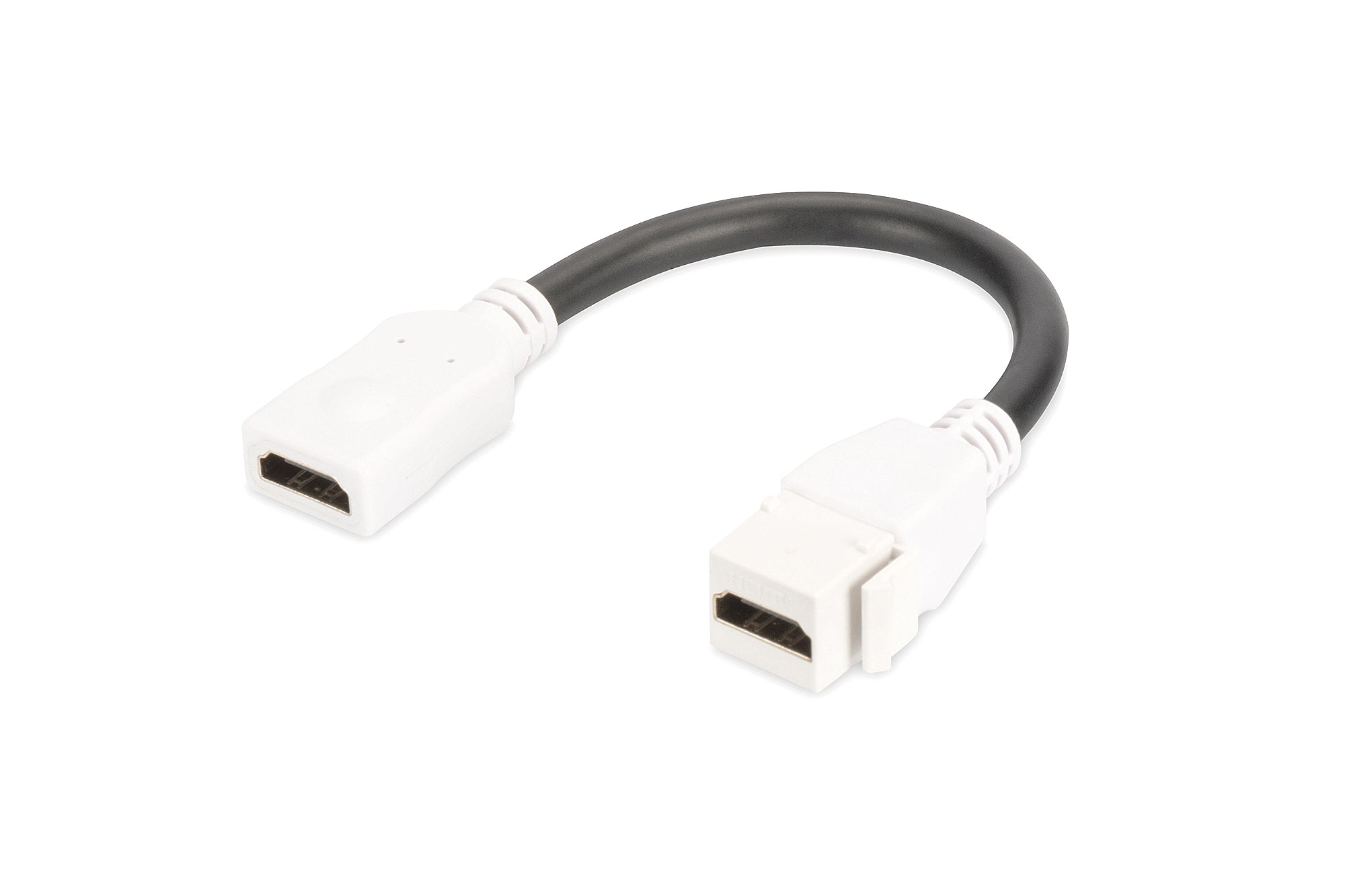 Digitus Keystone-Modul HDMI zu HDMI (Buchse zu Buchse) – 12 cm, Weiss