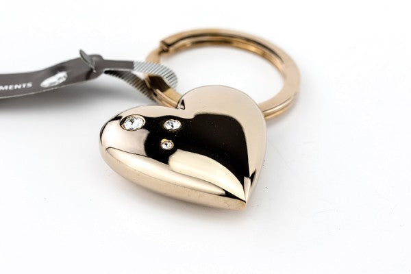 TROIKA Schlüsselanhänger Rosy – Roségoldfarben, 40 × 12 mm