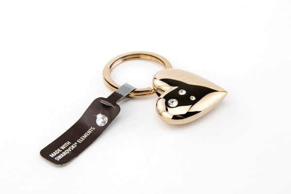 TROIKA Schlüsselanhänger Rosy – Roségoldfarben, 40 × 12 mm