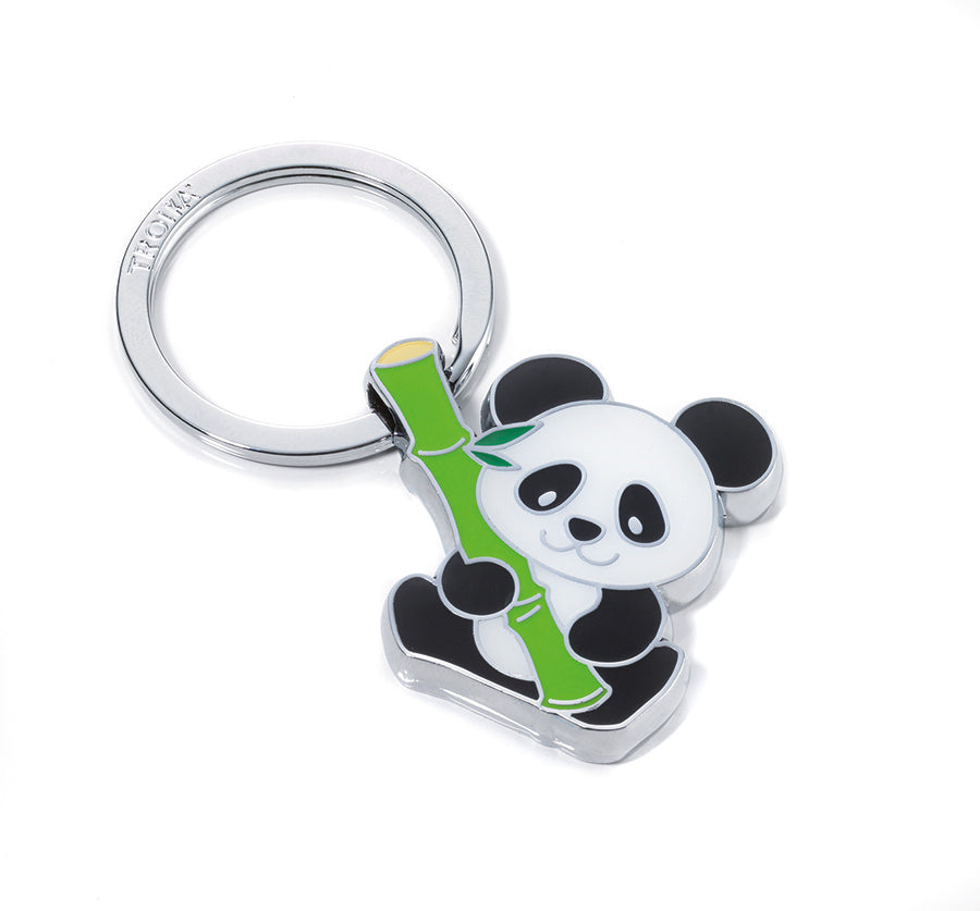 TROIKA Schlüsselanhänger Bamboo Panda – Mehrfarbig, 63 × 6 mm