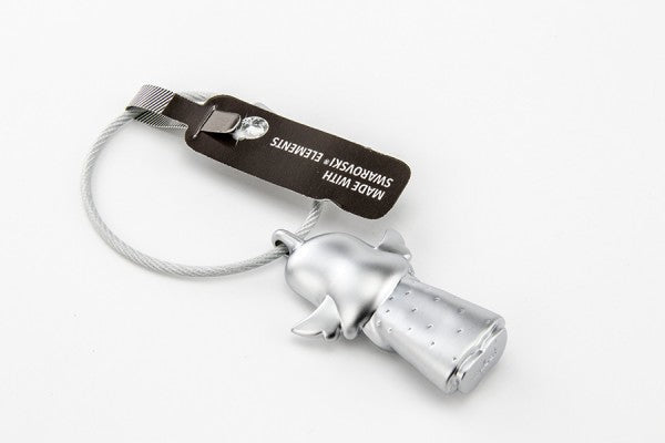 TROIKA Schlüsselanhänger Valerie Prinzessin – mit Karabiner, Metall, Silber, 29 × 9 mm