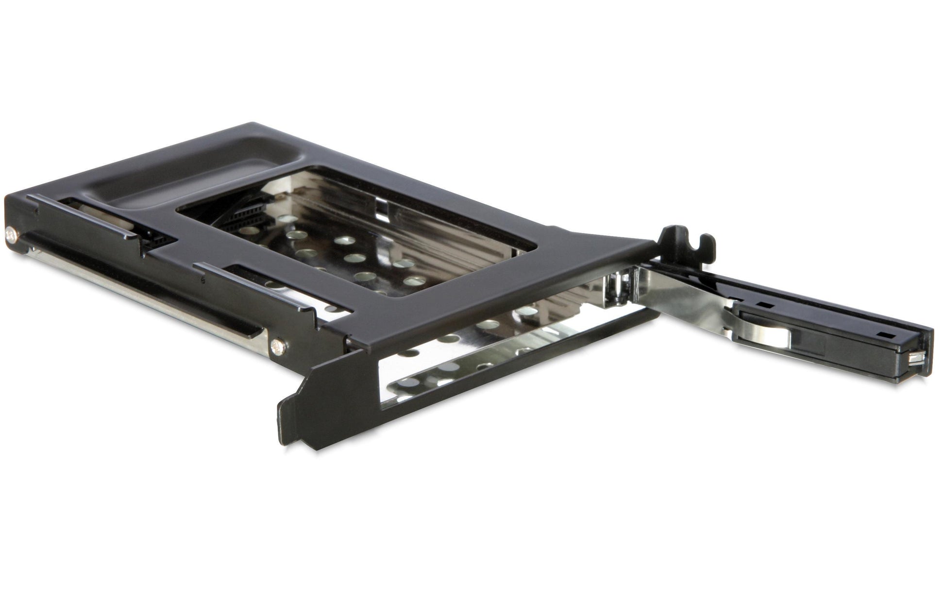 DeLOCK Einbaurahmen für 2,5" HDD/SSD – SATA (mit Strom, SATA I/II) – Schwarz