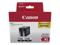 Canon Tintenpatronen-Multipack PGI-2500XL, Schwarz, XL, 2er-Pack