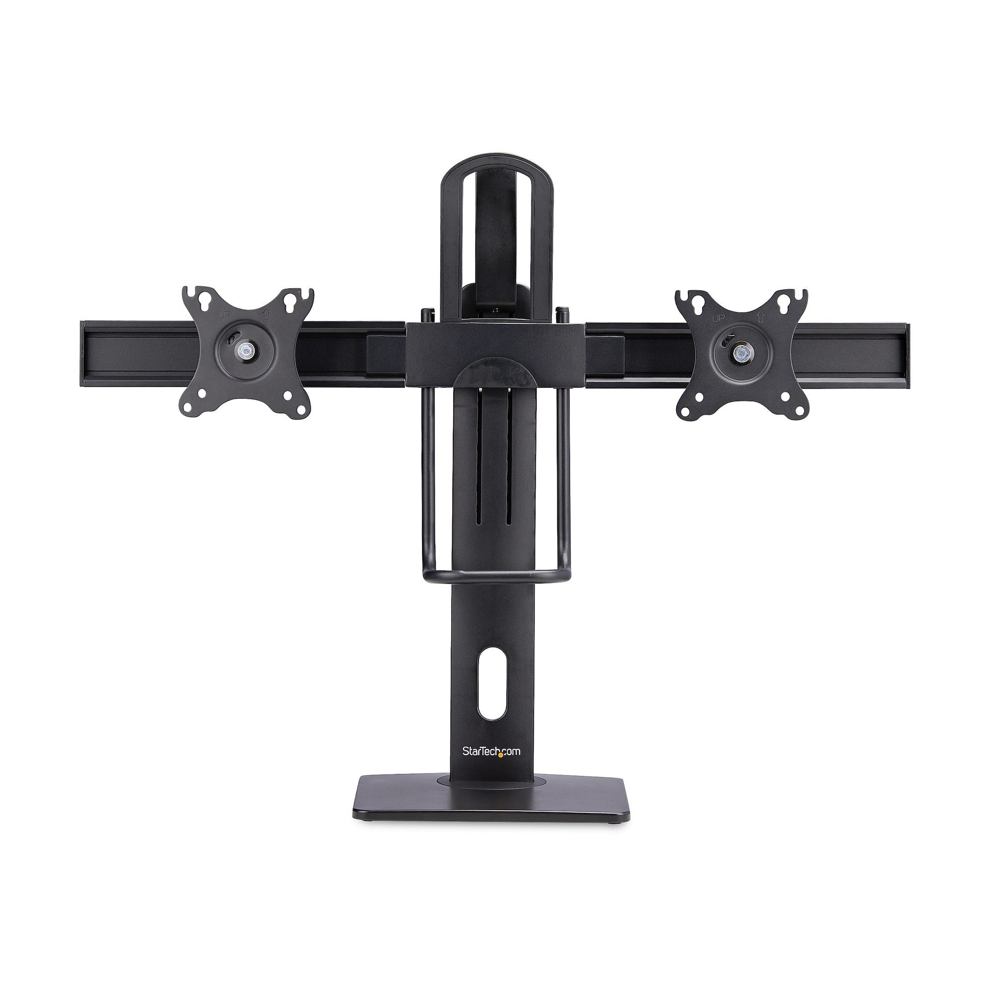 StarTech.com CROSSBAR – Monitorhalterung, Dual, Standfuss, bis 27"