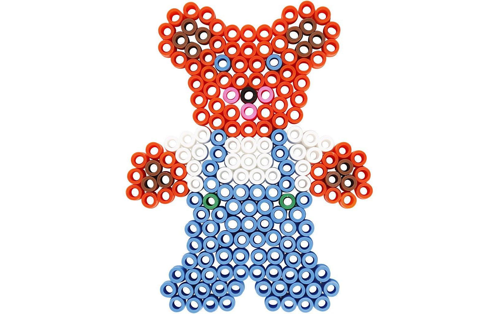 Creativ Company Steckplatten Jumbo, Tiere, Set à 5, transparent
