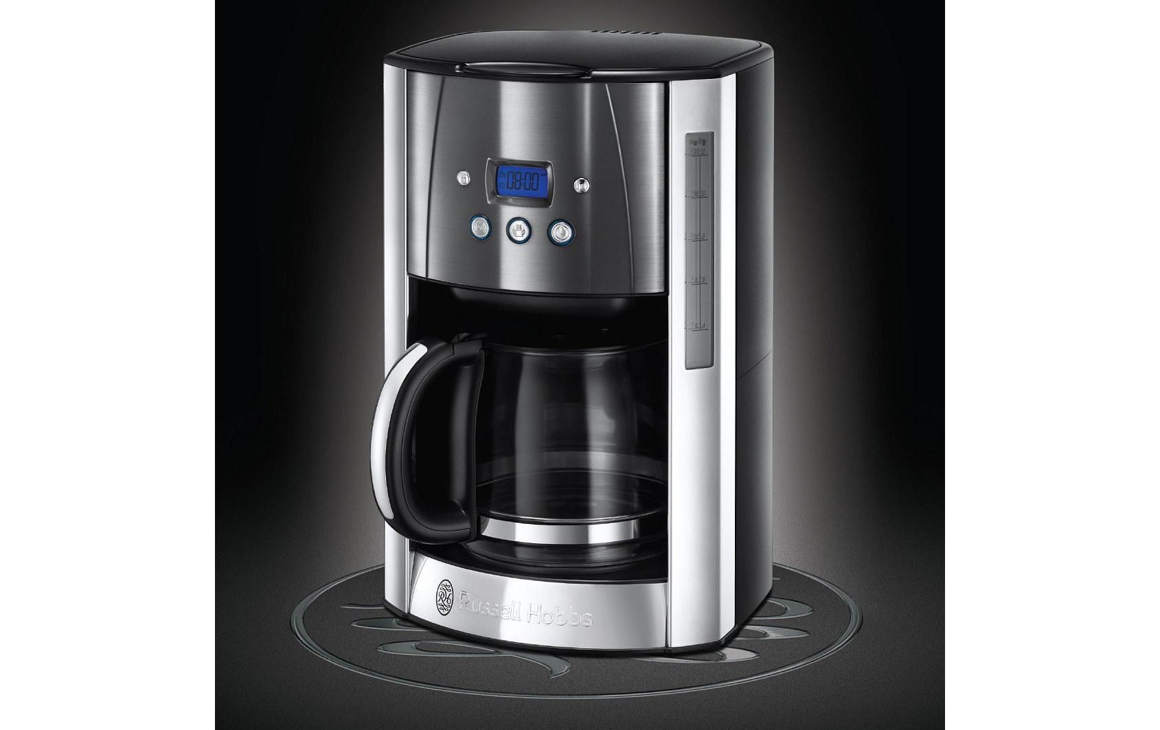Russell Hobbs Luna Moonlight 23241-56 Filterkaffeemaschine – 14 Tassen, 1,5 l, Karaffe, Grau
