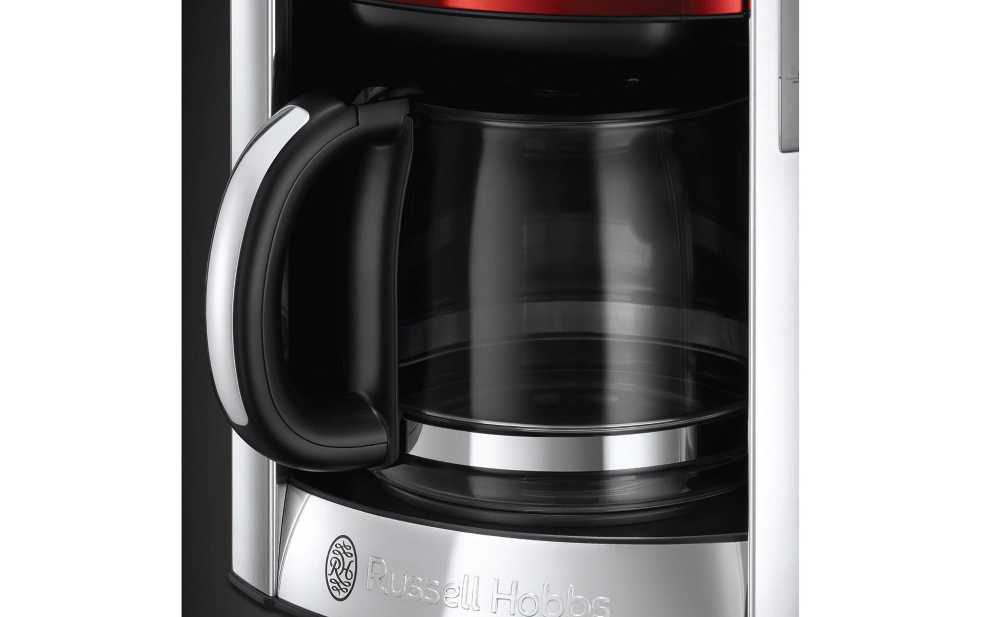 Russell Hobbs Luna Solar Filterkaffeemaschine – 12 Tassen, 1,5 l, Karaffe, Rot
