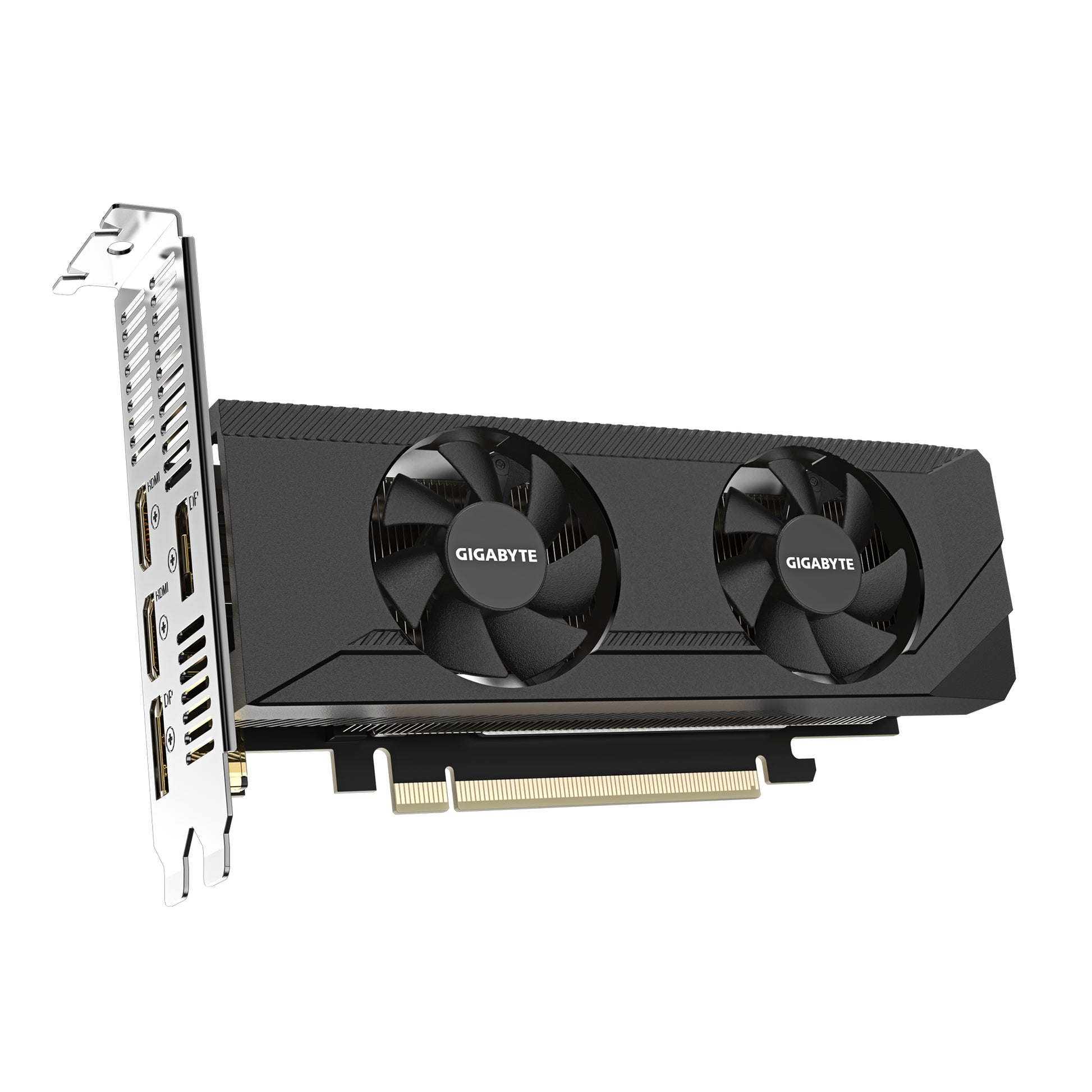 GIGABYTE GeForce RTX 3050 OC Low Profile 6G – PCIe Grafikkarte – 2×DP, 2×HDMI, PCIe 4.0