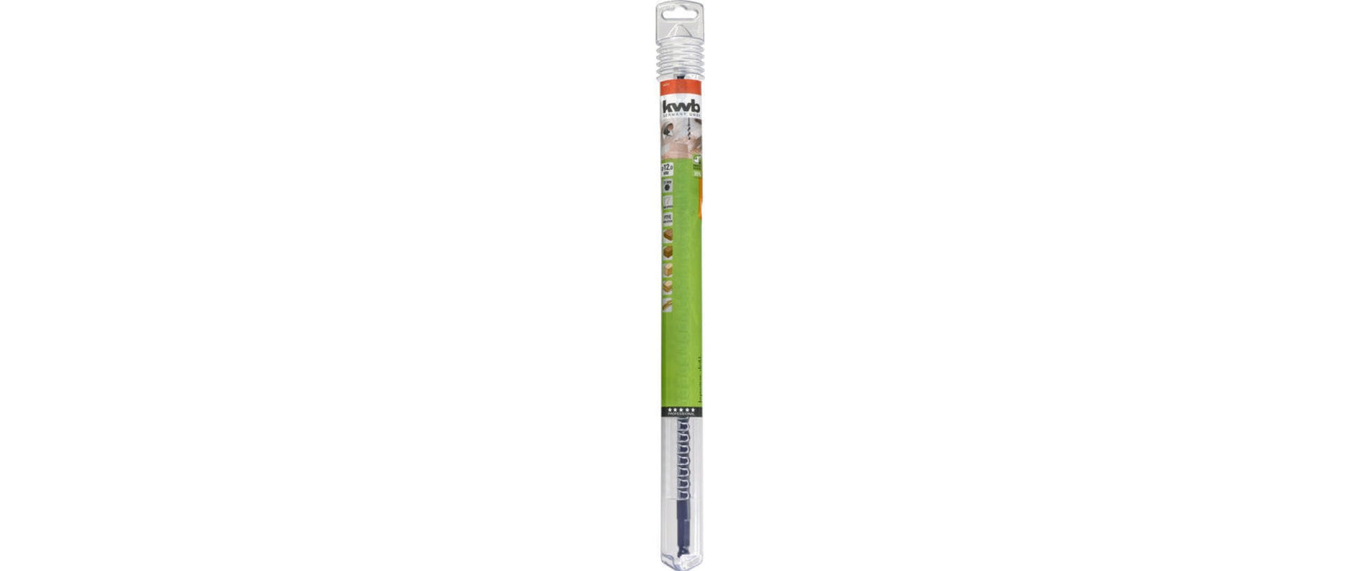 kwb Schlangenbohrer, DC, 12 mm × 460 mm, grau