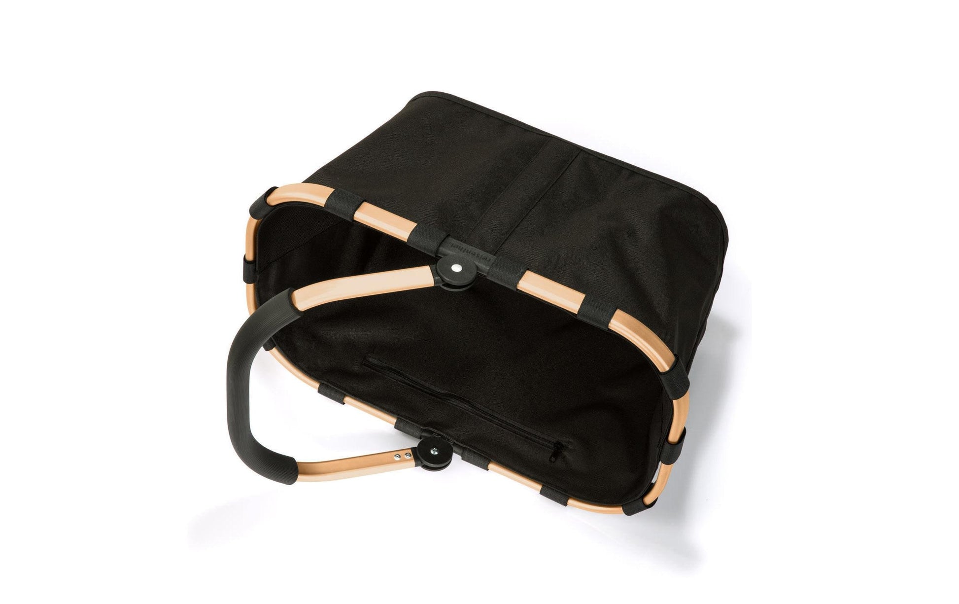 Reisenthel Stofftasche, Polyester, Schwarz/Gold, 480×290×280 mm