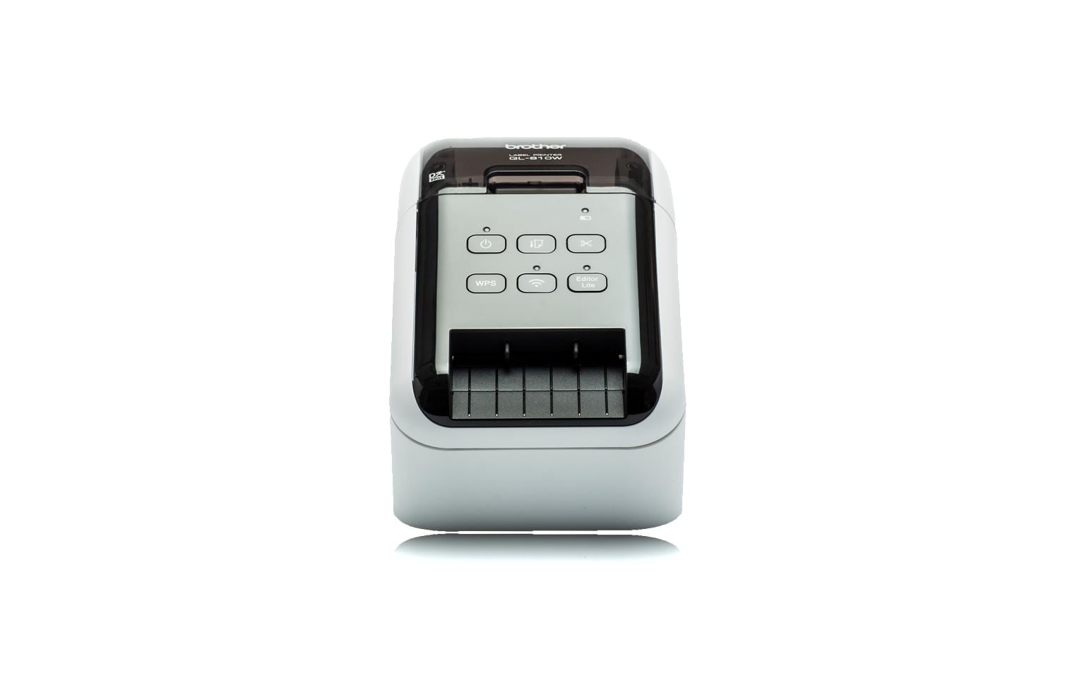 Brother QL-810W – Etikettendrucker, Thermodirekt, Auto-Cutter, WLAN, 300 dpi, für Etiketten bis 62 mm
