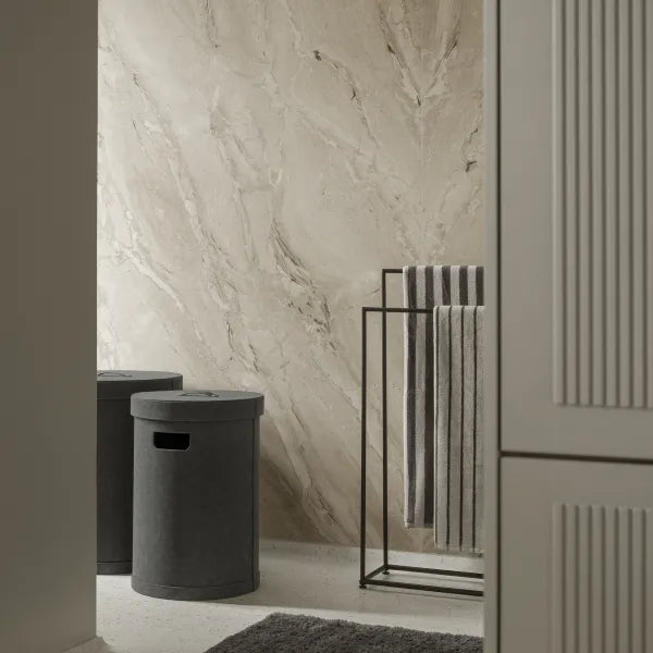 Blomus Handtuchständer Modo – 2 Arme, 60×18×84 cm, Edelstahl, Schwarz