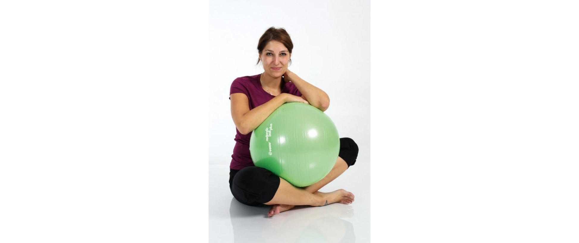 TOGU Redondo Ball Plus – Gymnastikball – 15", grün, PVC
