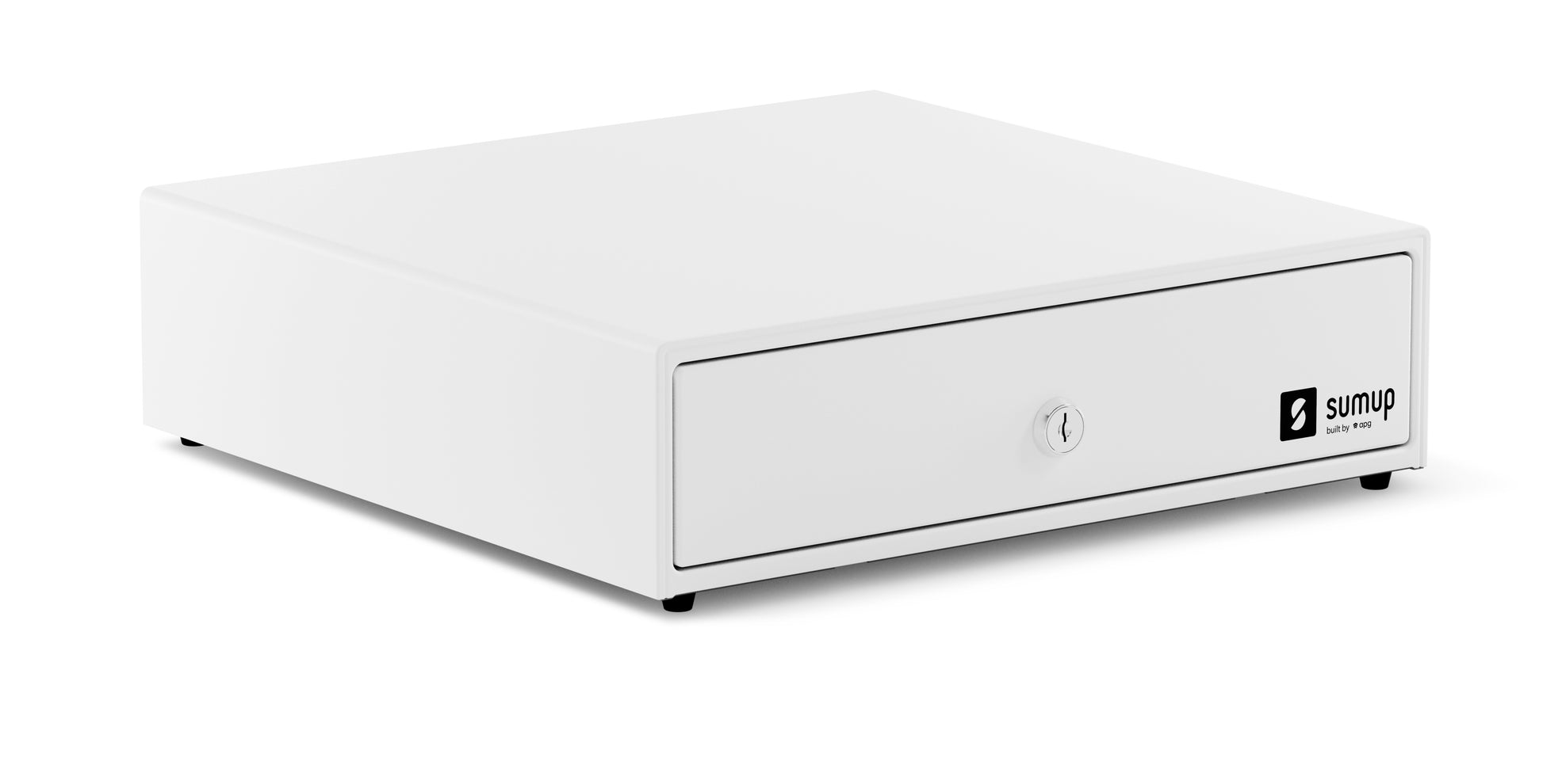 SumUp SUM940608 – Kassenschublade, 5 Scheine/8 Münzen, 330 × 340 × 100 mm, Weiss, für SumUp POS Lite, Epson