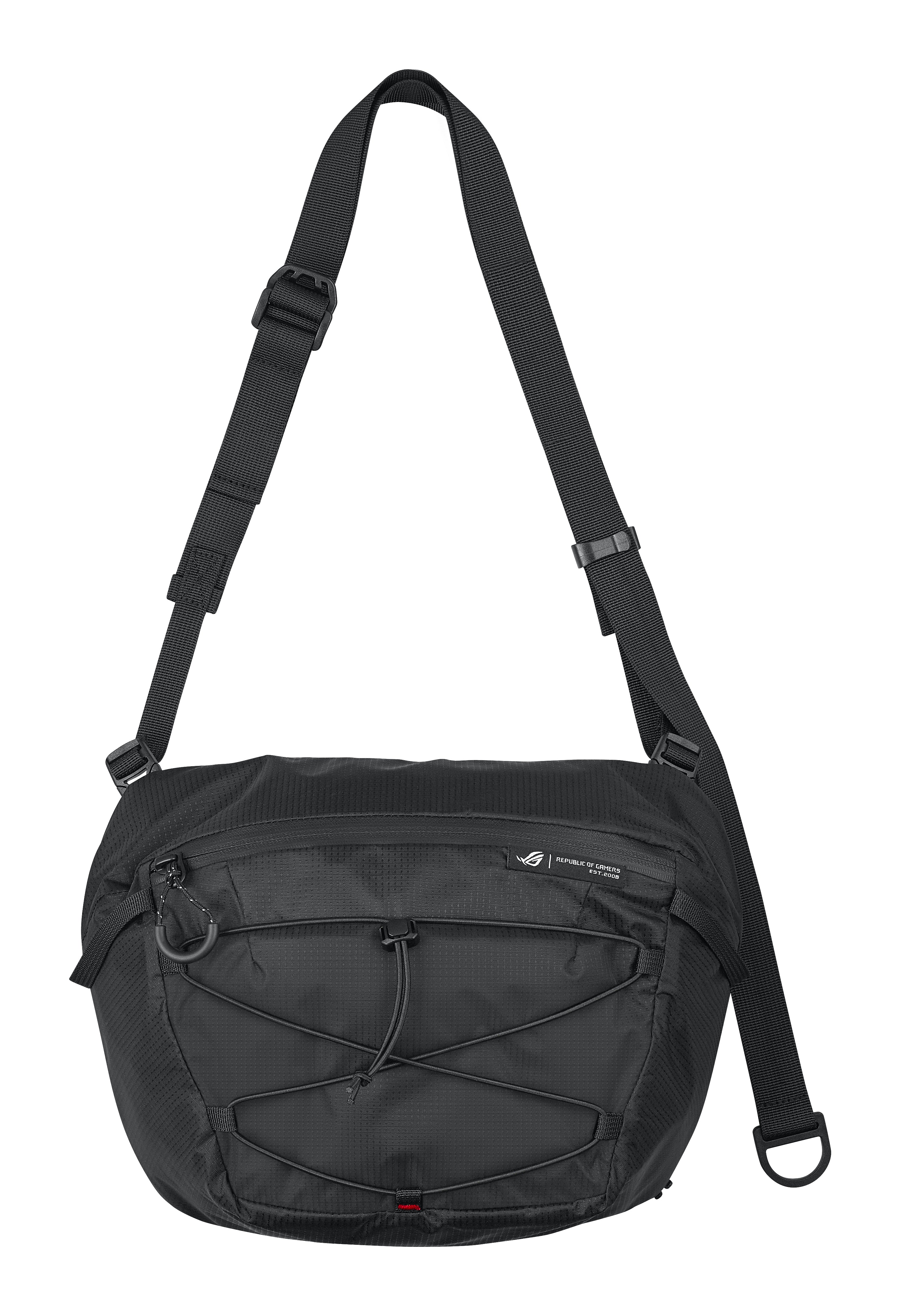 ASUS ROG Archer Carry Bag BC1004 – Umhängetasche, Nylon, Schwarz, 27,5 × 9 × 21 cm