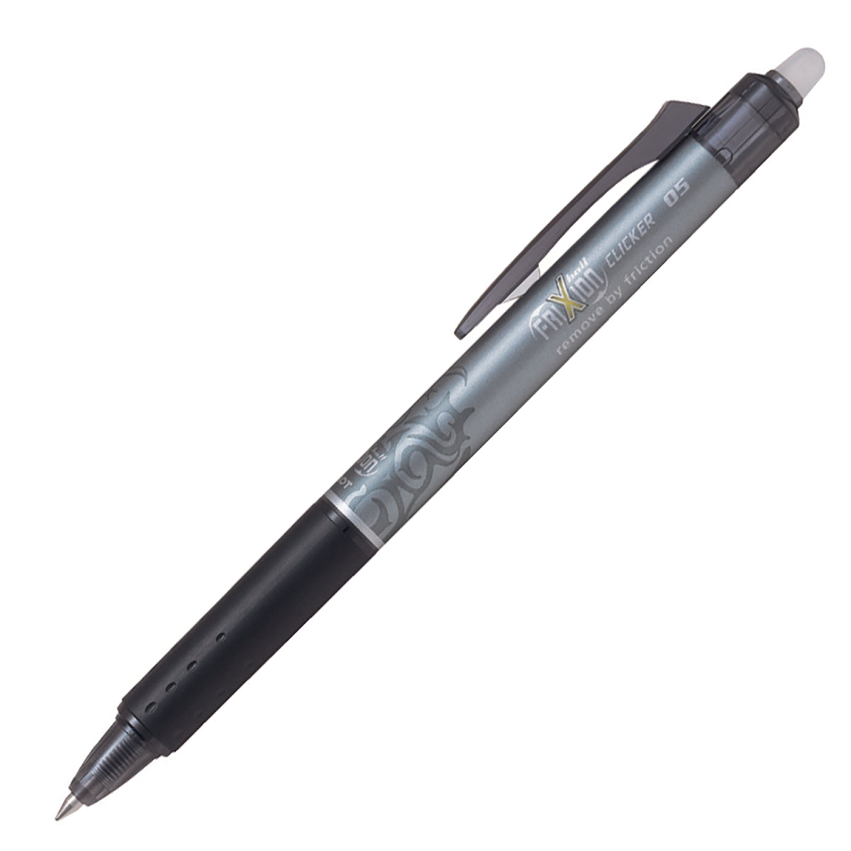 Pilot FriXion Point Clicker – Tintenroller, 0,5 mm, Schwarz, radierbar, Druckmechanik, Kunststoff