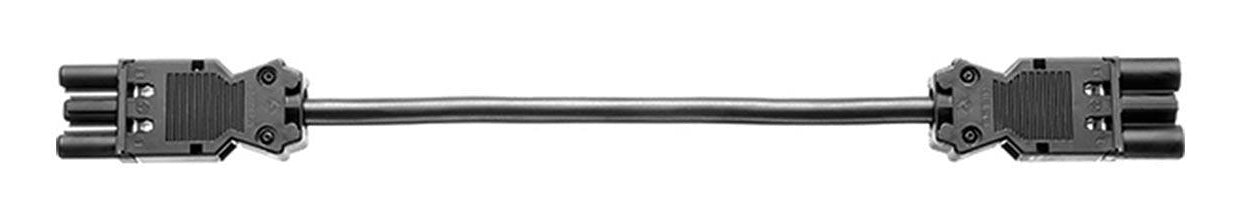 Bachmann Verlängerungskabel – Wieland GST18–Wieland GST18, 1,5 m, IP20, 3×1,5 mm², Schwarz