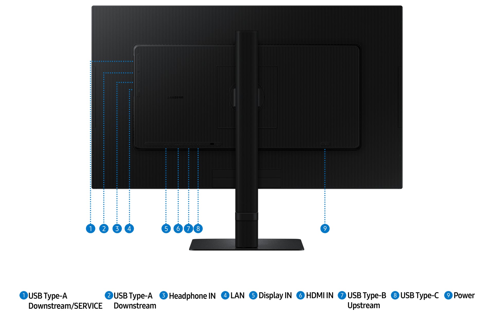 Samsung S80Ud – Monitor, 27", 4K UHD (3840 × 2160), LCD, Schwarz