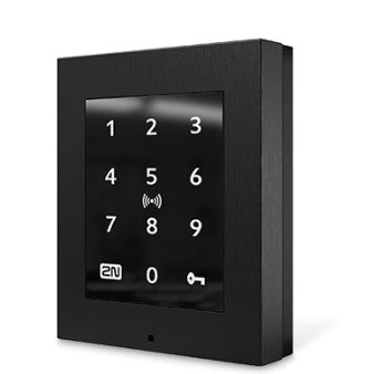 2N Access Unit 2.0 Touch – 108×45×131 mm, schwarz, IP54