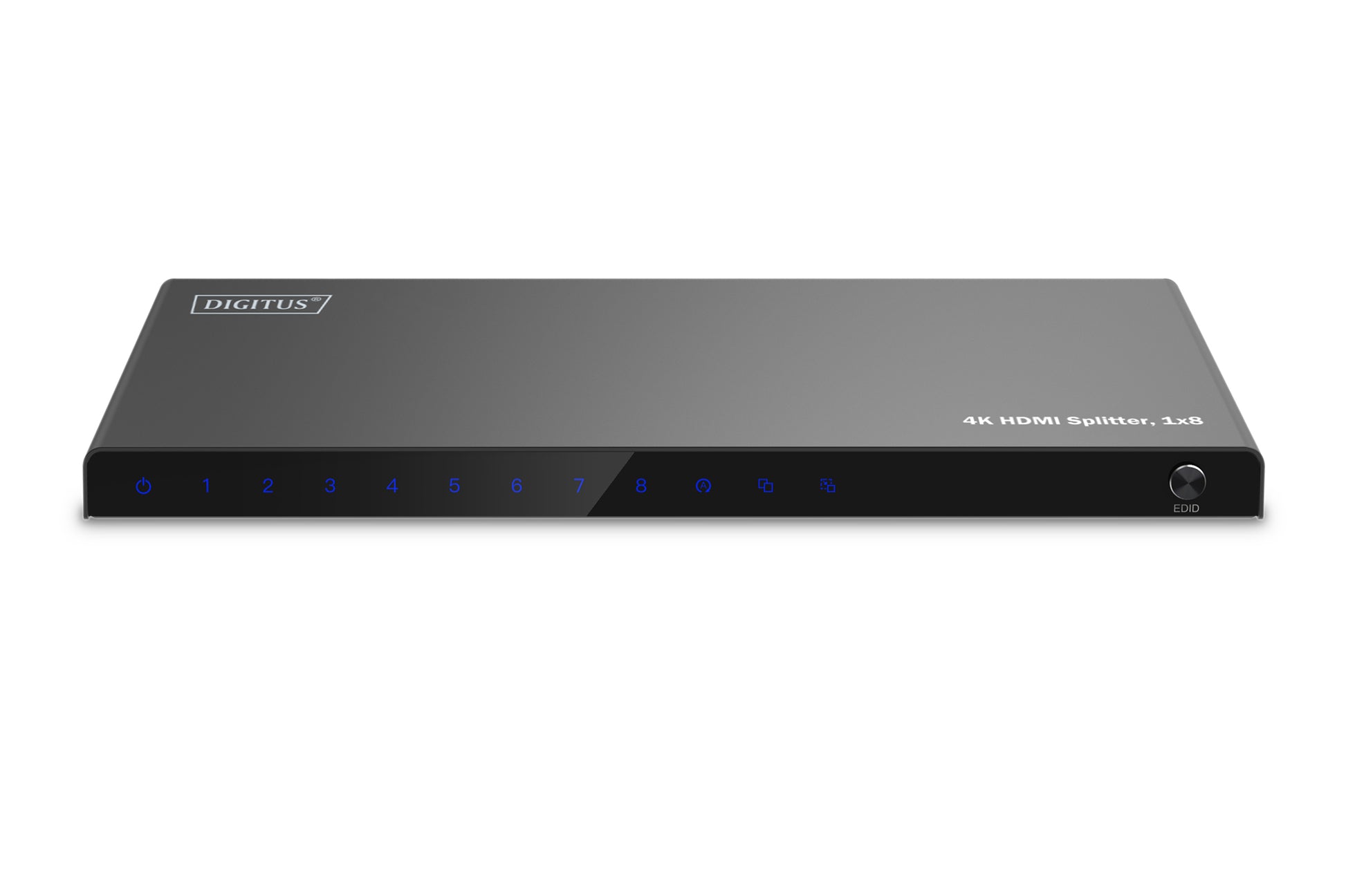 Digitus HDMI-Splitter – 4K UHD, 60 Hz, HDMI 2.0, 1×8 – Schwarz