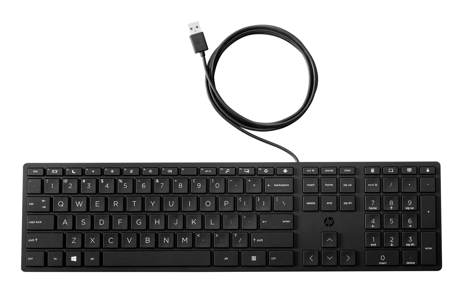 HP 320K Tastatur Kabelgebunden USB Schwarz