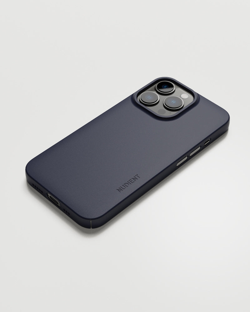 Nudient Thin Backcover – für Apple iPhone 13 Pro, MagSafe, Recycling-Kunststoff, Blau