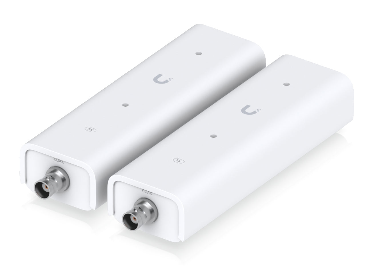 Ubiquiti UACC Retrofit PoE 2-Draht – Ethernet Extender – 2× RJ-45, 2× PoE, 85 Mbit/s, 2-Draht/Koax, Wandmontage, Weiss