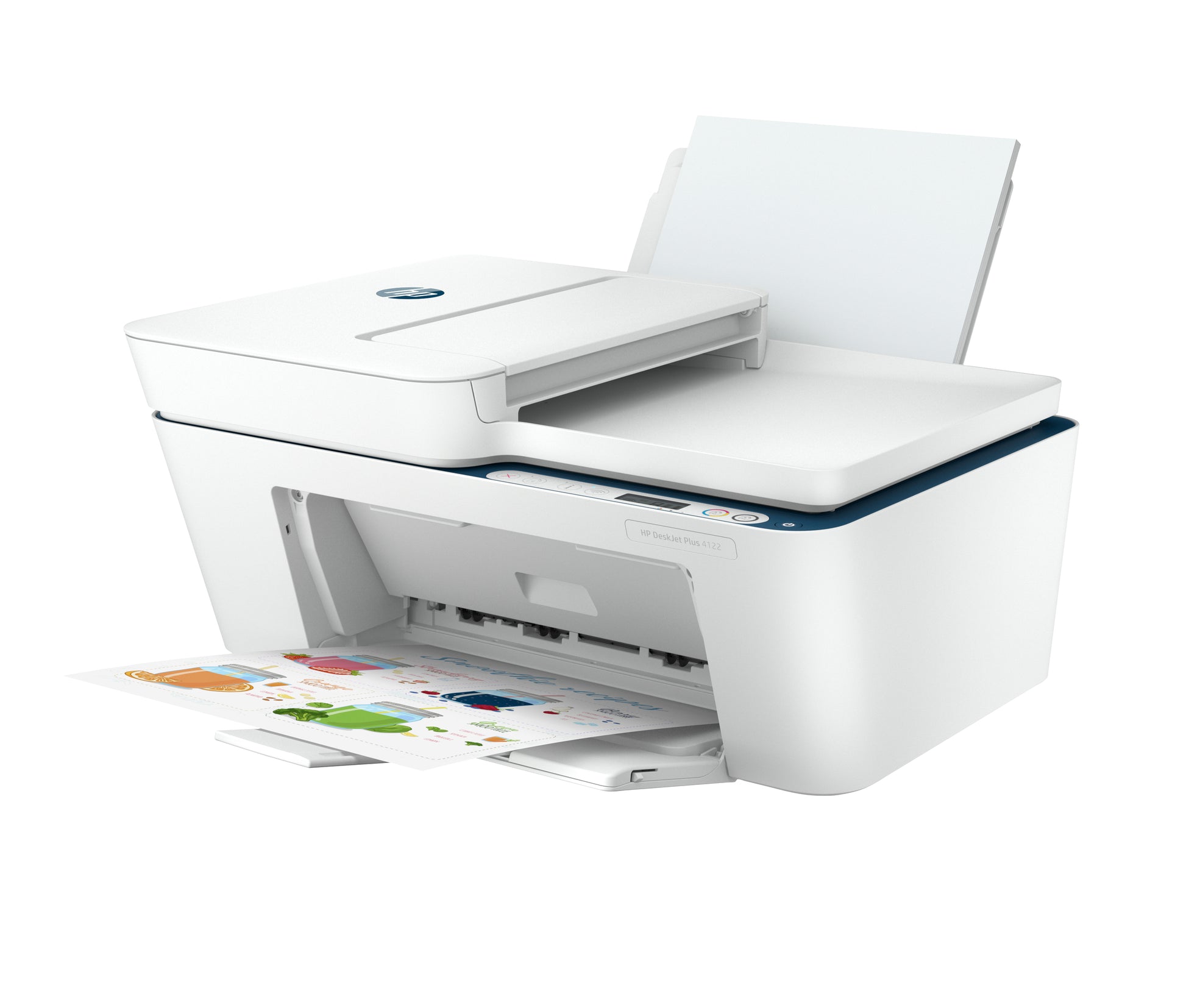 HP DeskJet Plus 4122 – Farbtintenstrahl-Multifunktionsdrucker, A4, 4-in-1, Duplex, ADF, WLAN, AirPrint, Mopria