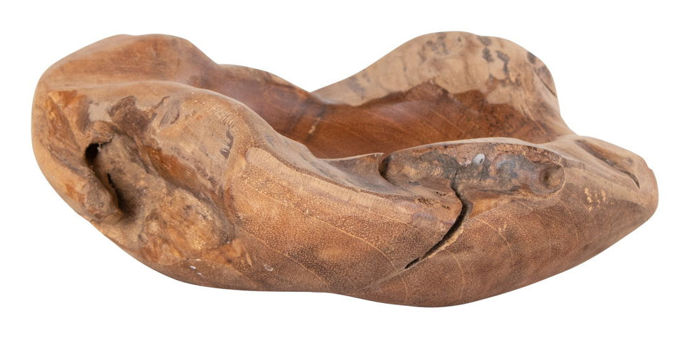 House Nordic Schale – Teak, natur – Ø 20 × 8 cm