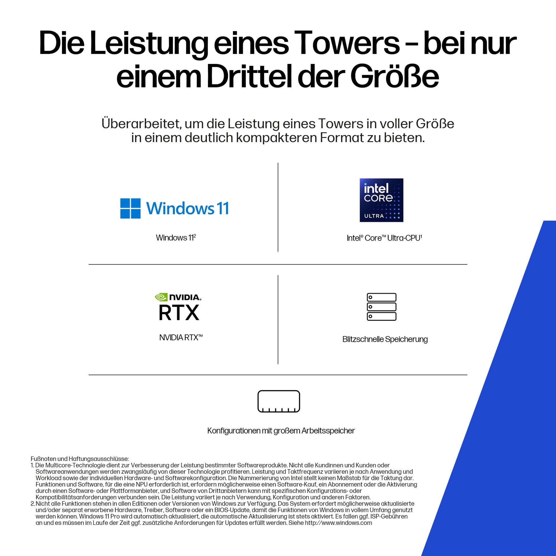 HP Z2 SFF – Intel Core Ultra 7 265K, 32 GB RAM, 1 TB SSD, NVIDIA RTX A400 4 GB, Windows 11 Pro