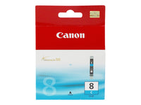 Canon Tintenpatrone CLI-8C, Cyan – für Tintenstrahldrucker/Multifunktionsgeräte