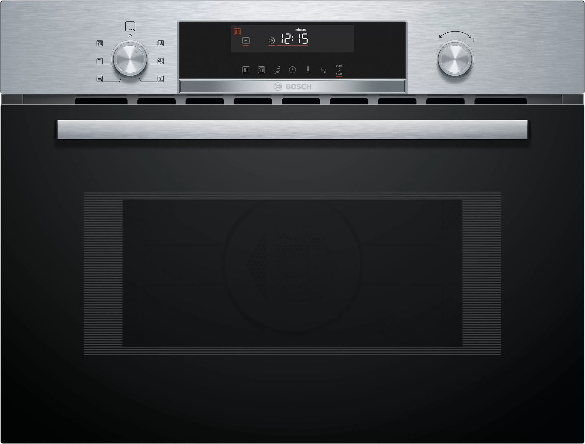 Bosch Einbau-Mikrowelle CMA585GS1 – 44 l, Grill & Heissluft, 900 W – Edelstahl
