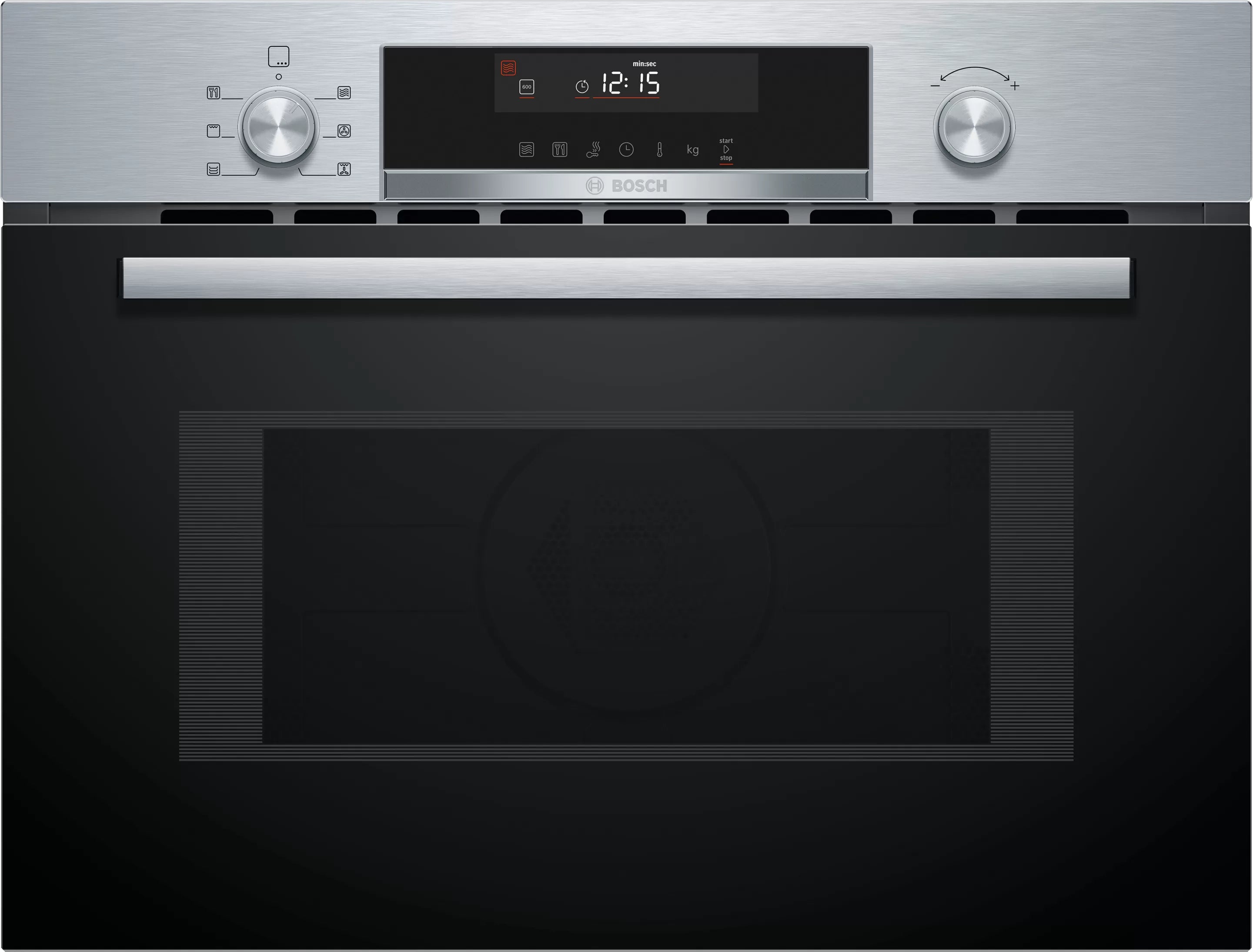 Bosch Einbau-Mikrowelle CMA585GS1 – 44 l, Grill & Heissluft, 900 W – Edelstahl