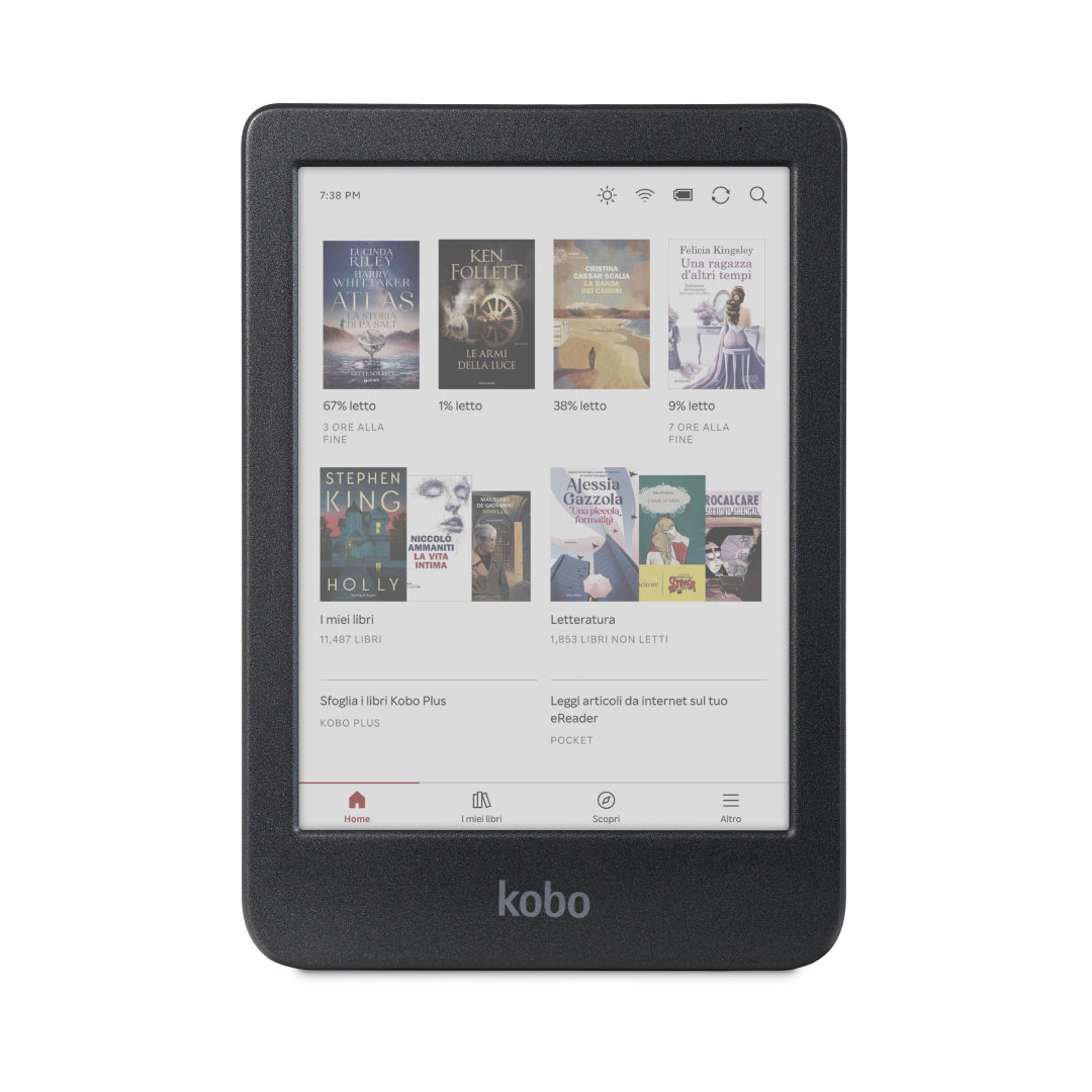 Rakuten Kobo Kobo Clara – 6" E-Ink Kaleido 3, Schwarz
