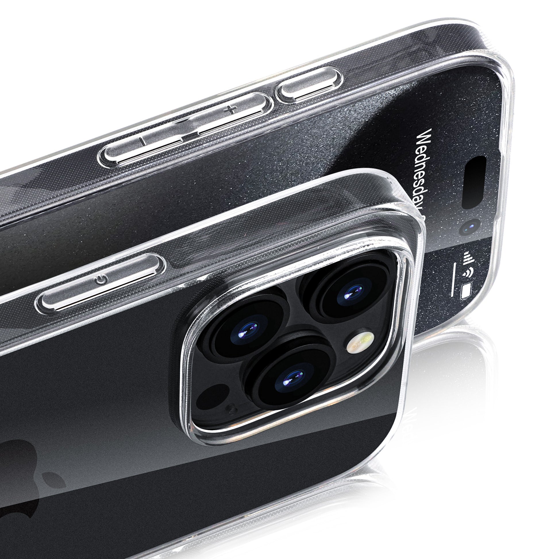 nevox StyleShell Flex Backcover – für Apple iPhone 16 Pro, TPU, Transparent
