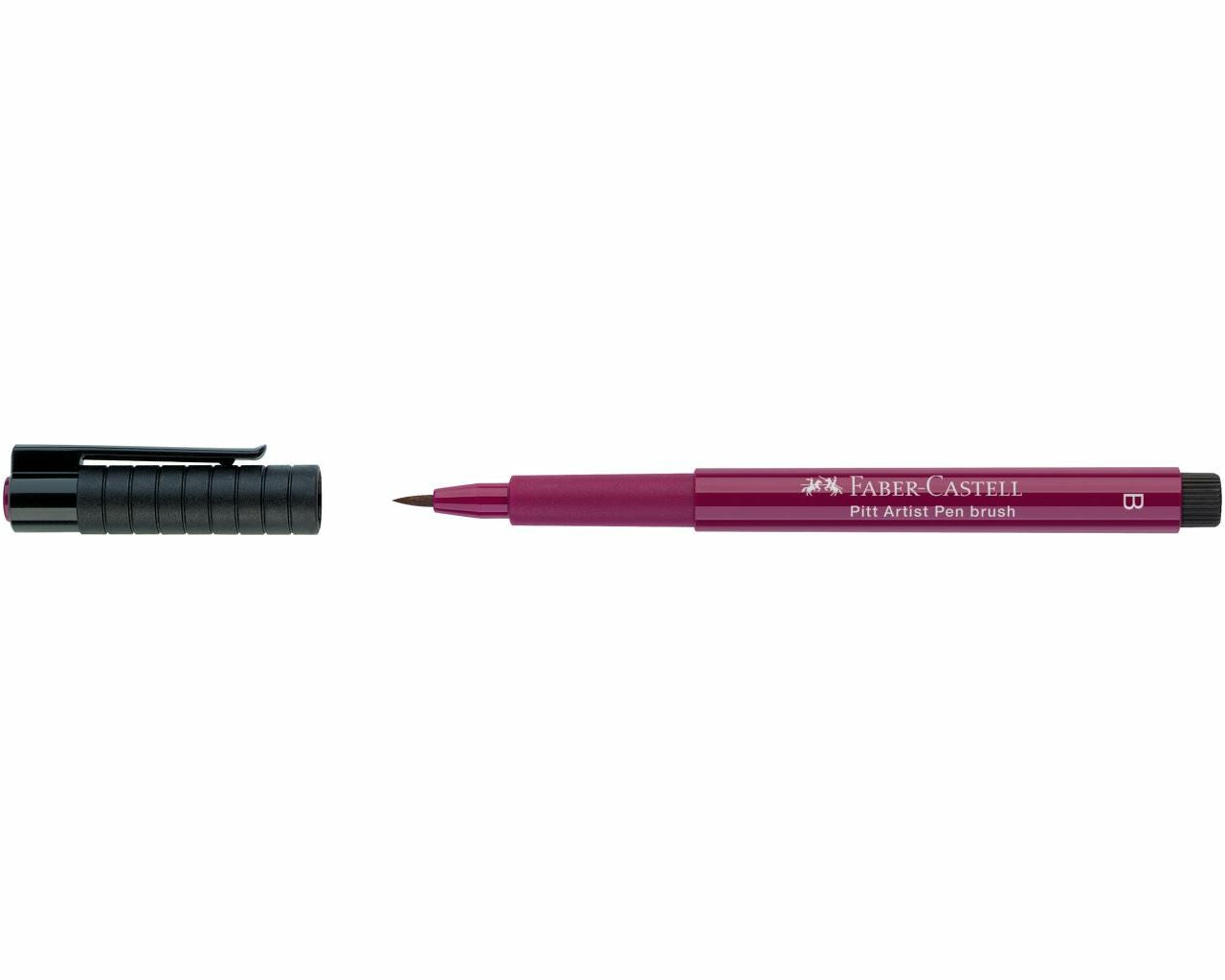 Faber-Castell Pitt Artist Pen Pinselstift – 2,5 mm, pigmentiert, wasserfest, magenta