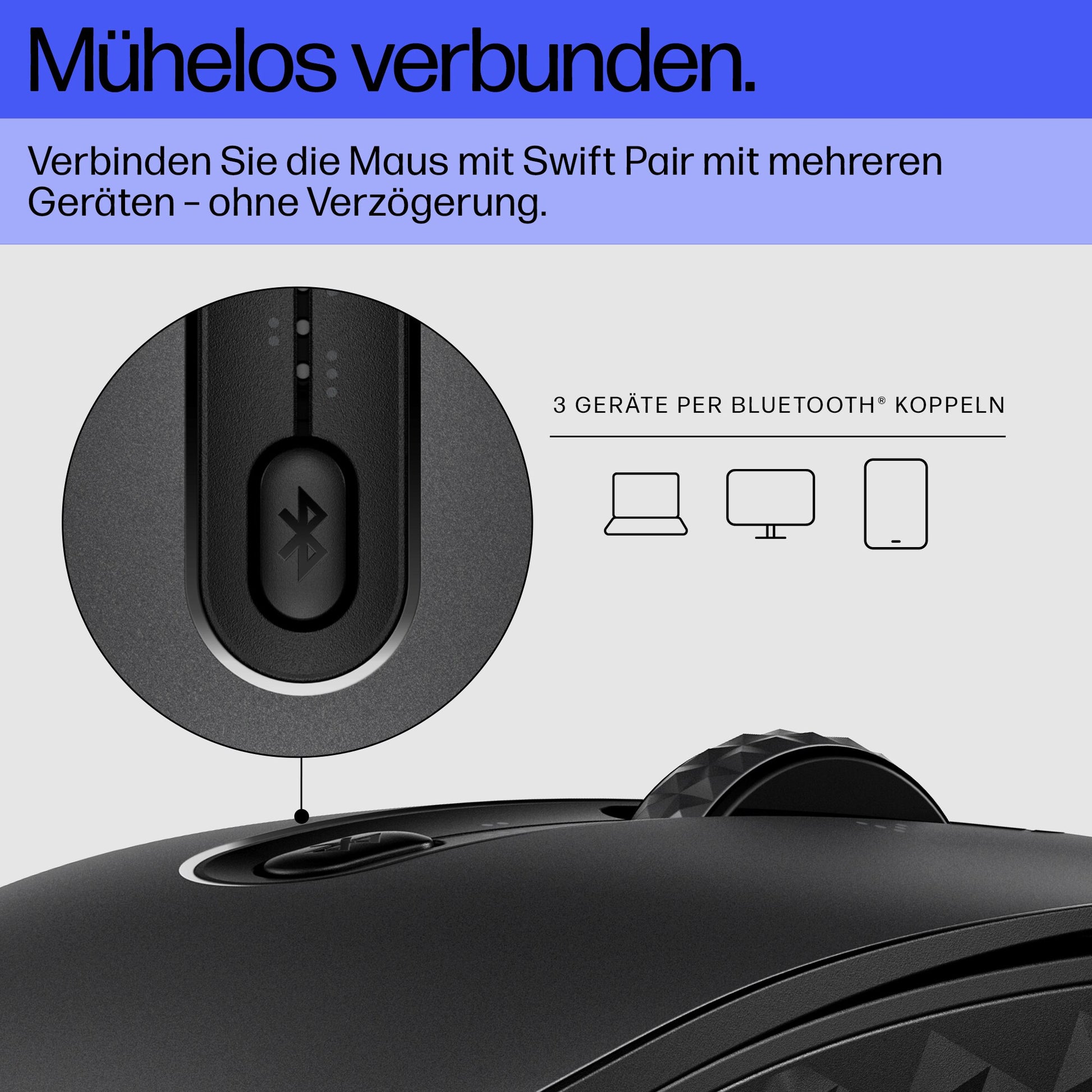 HP 690 Qi-Ladefunktion Maus – kabellos