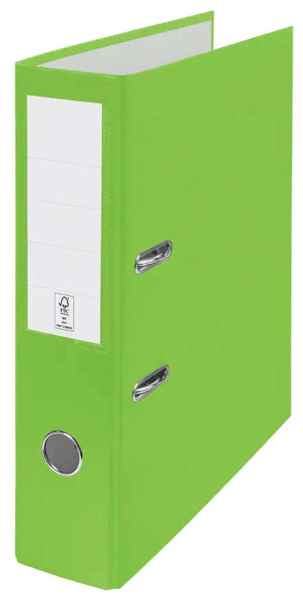 Esselte Swiss Edition ECO Ordner – für A4 – Rückenbreite 7,5 cm – Hellgrün