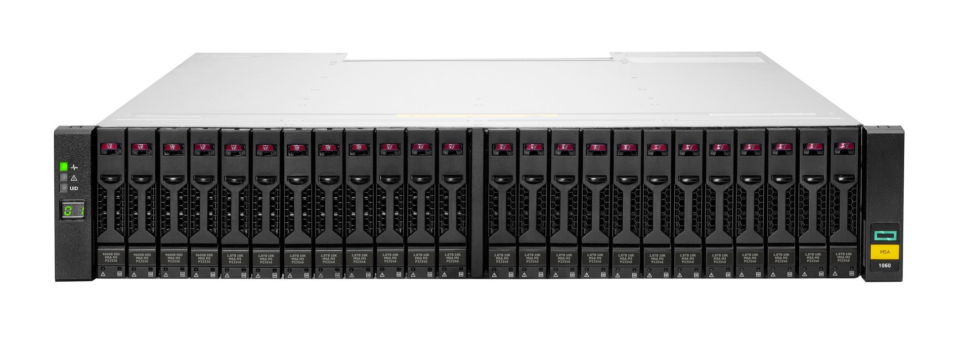 HPE MSA 1060 – 24-Bay Rack 2U SAN – für 2,5" HDD/SSD, SAS
