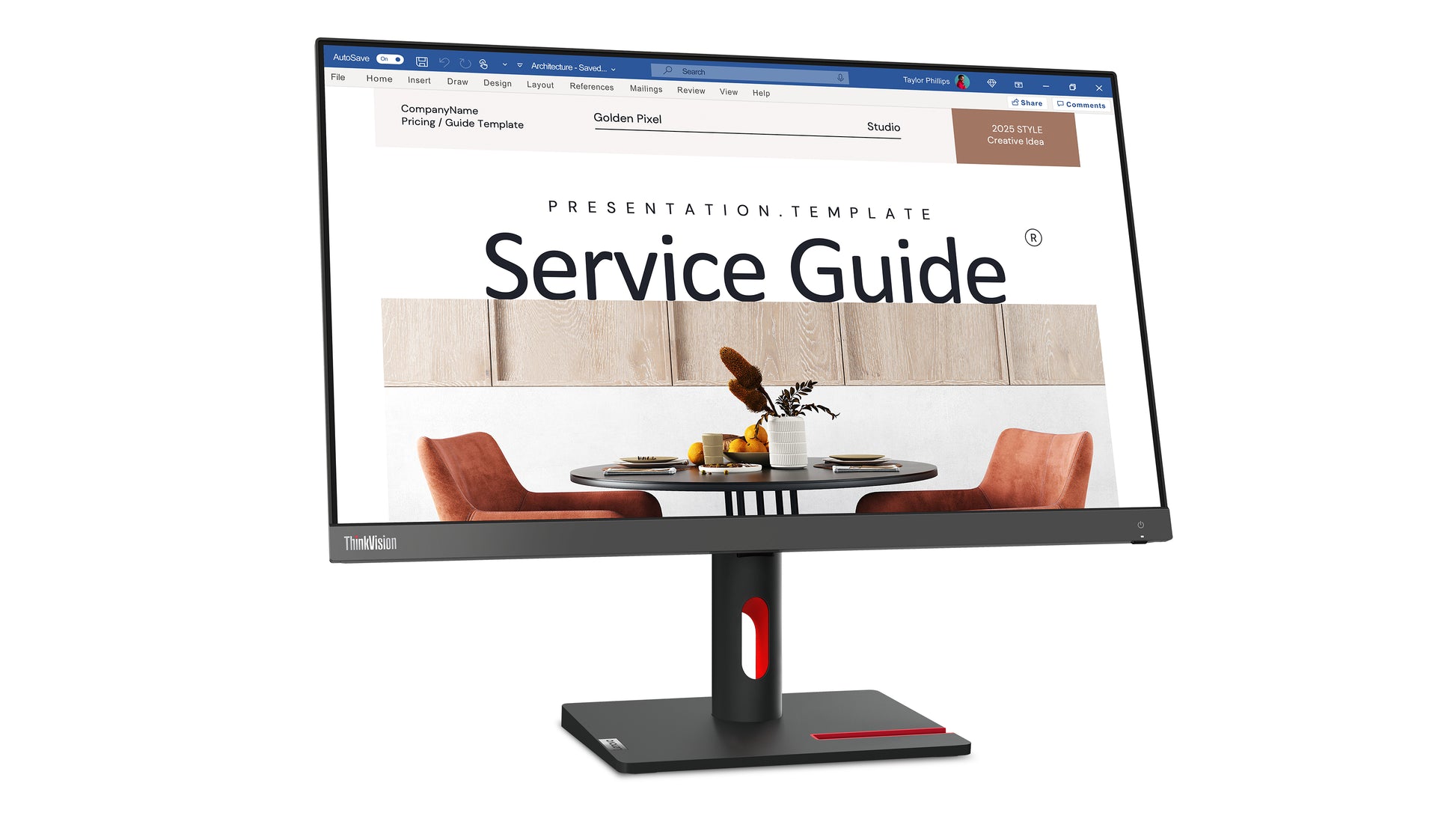 Lenovo ThinkVision S24I-30 – Monitor, 23,8" 1920 × 1080 (Full HD)